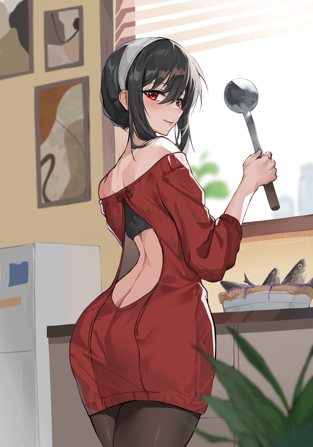 雨波HaneAmeNo.163-Yor Forger sweater 间谍过家家 [46P]插图1