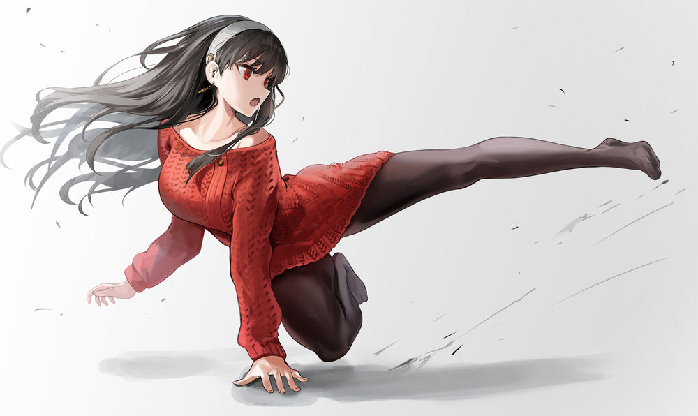 雨波HaneAmeNo.163-Yor Forger sweater 间谍过家家 [46P]插图2