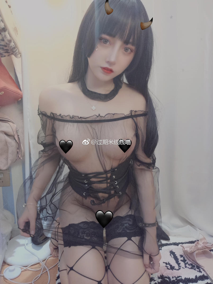 过期米线线喵No.019-黑纱 [36P]插图