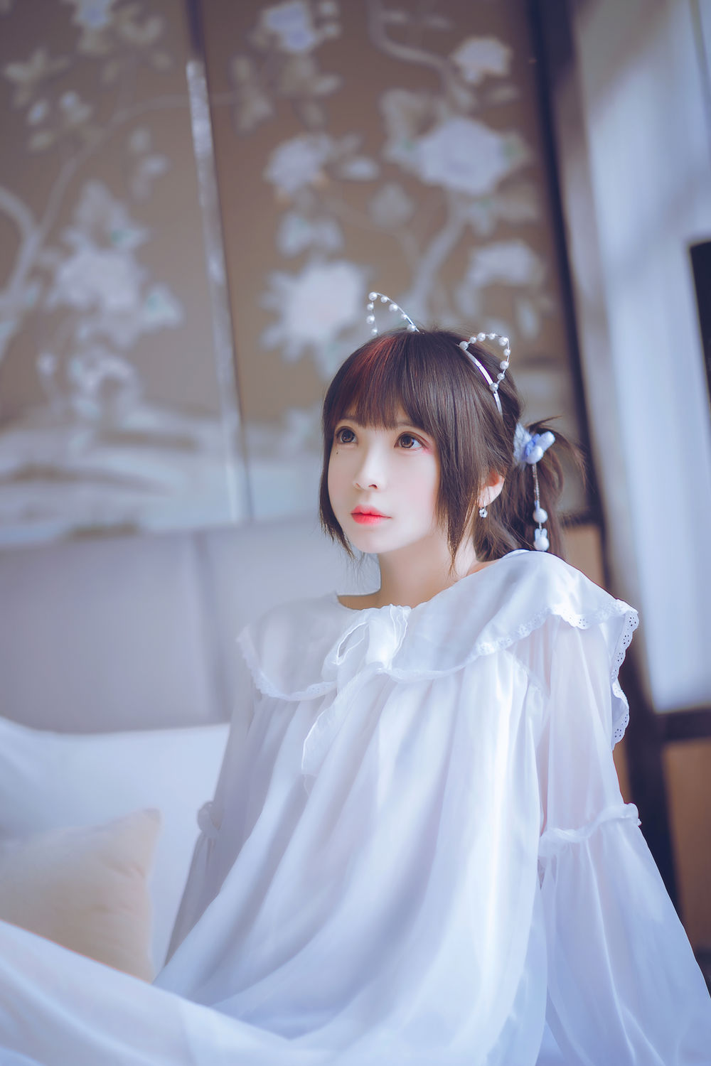 疯猫ssNo.003-白色睡衣 [24P]插图1