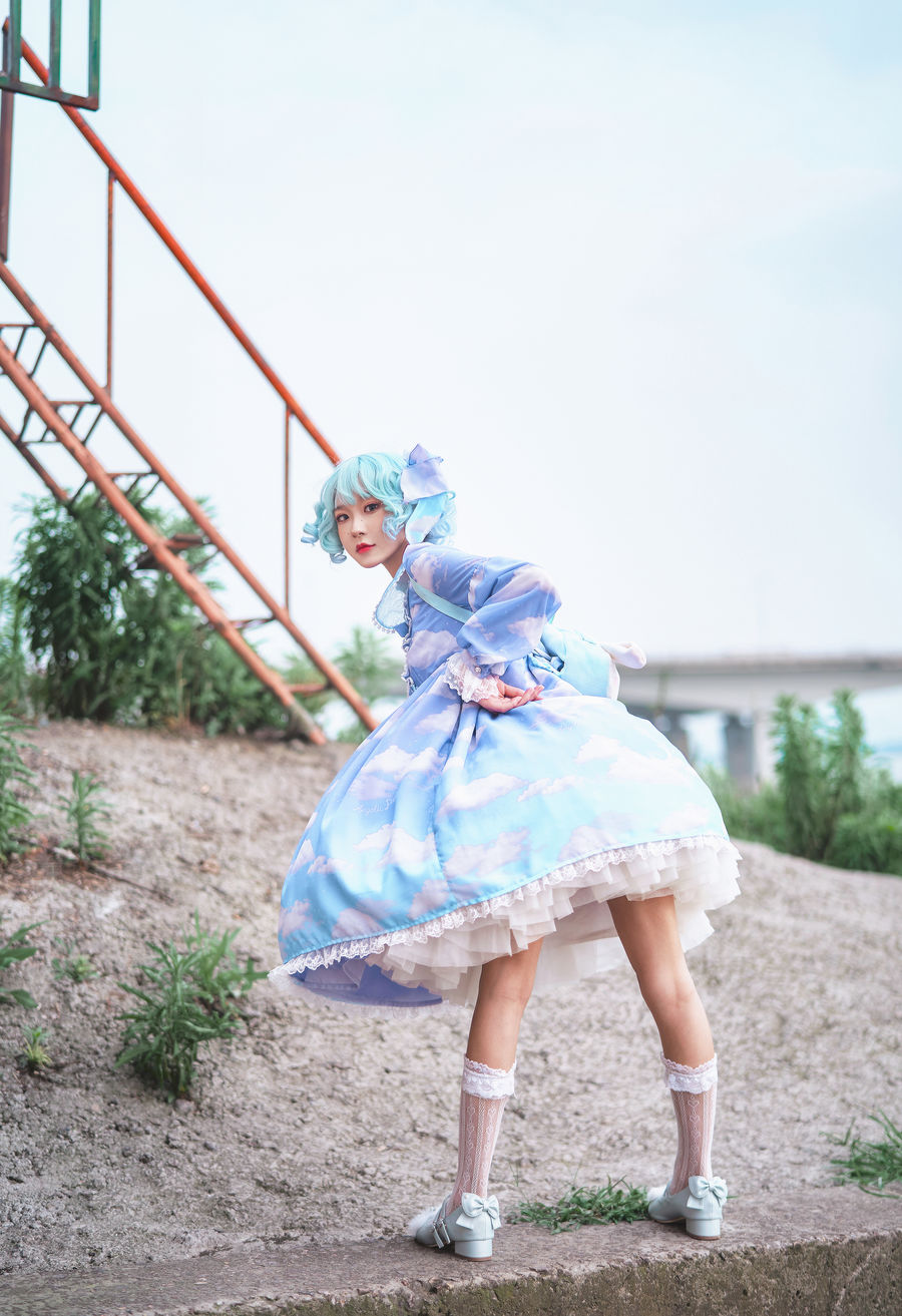 阿包也是兔娘No.016-lolita蓝裙 [9P]插图